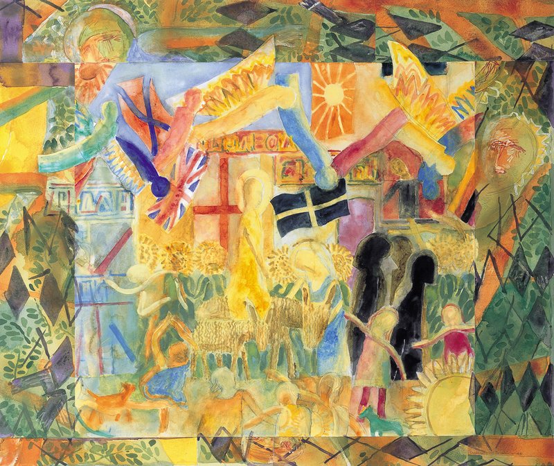 Norman Adams Christ's entry into Jerusalem Methodist Church