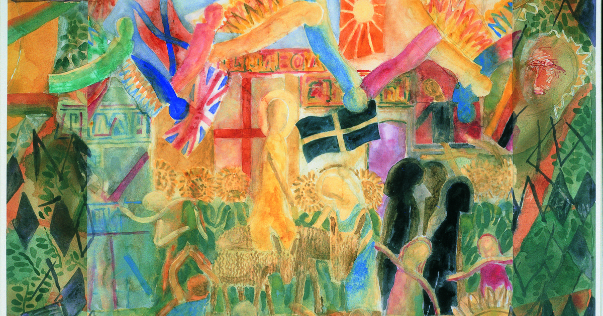 Norman Adams Christ's entry into Jerusalem Methodist Church